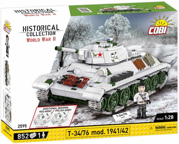 COBI T-34-76 mod 1941/42 2in1 (Polish/Soviet) #2595