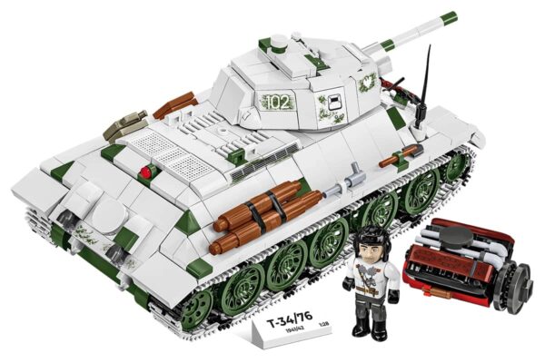 COBI T-34-76 mod 1941/42 2in1 (Polish/Soviet) #2595 - Image 10