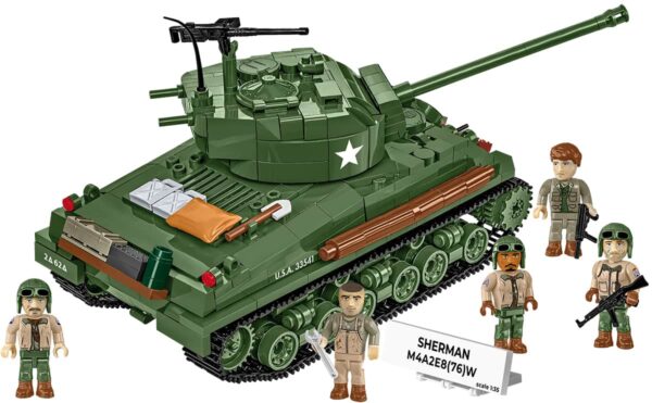 COBI Sherman M4A2E8(76)W Tank #3118 - Image 11
