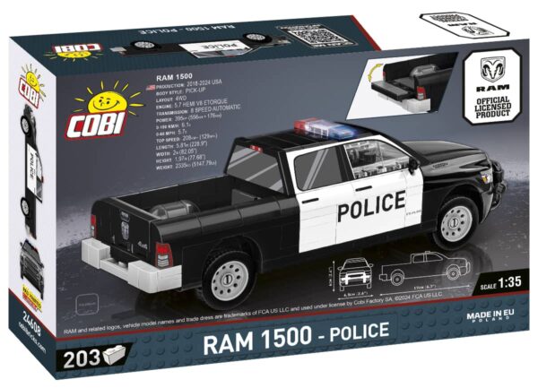 COBI Dodge RAM Police Truck #24608 - Image 2