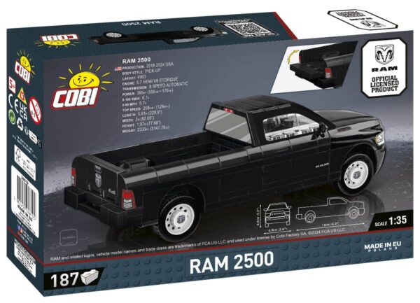 COBI Dodge RAM Single Cab #24610 - Image 2