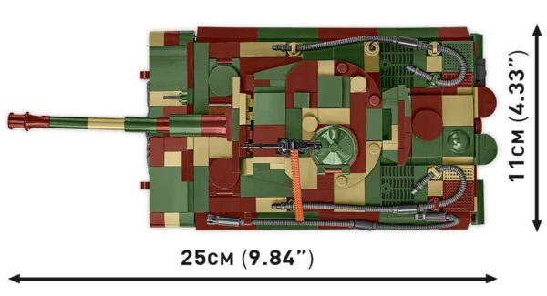 COBI PZKPFW VI Tiger Ausf E SD KFZ 181 #3124 - Image 3