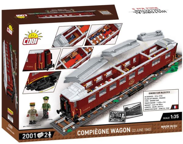 COBI Compiègne Wagon Armistis Railcar #6289 - Image 2