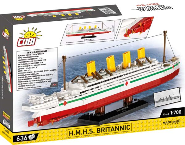 COBI HMHS Britannic Hospital Ship 1:700 scale #1681 - Image 2