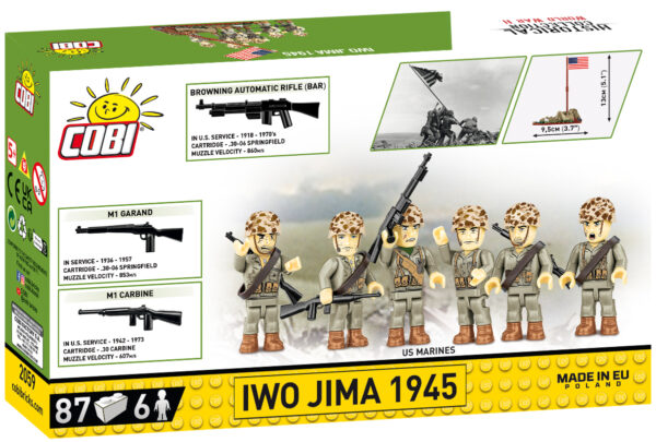 COBI Raising The Flag on Iwo Jima minifigure set #2059 (Pre-Order) - Image 2