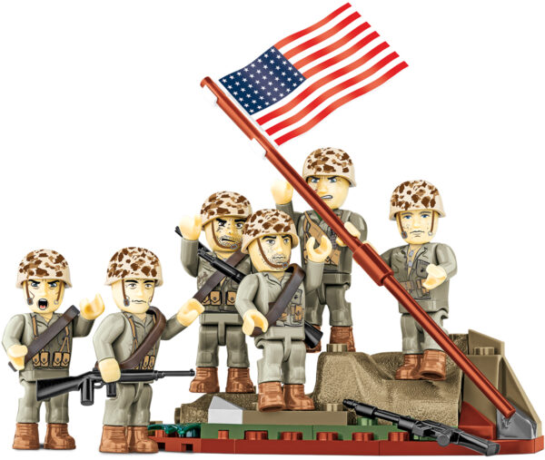 COBI Raising The Flag on Iwo Jima minifigure set #2059 (Pre-Order) - Image 3