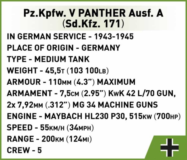 COBI Panther Ausf A #2654 - Image 12