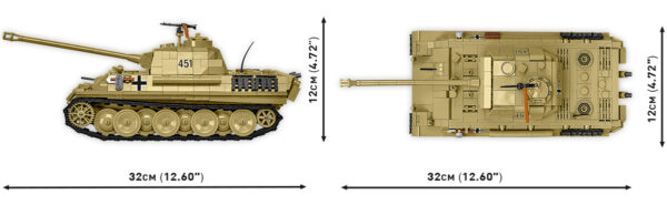 COBI Panzer V Panther Ausf G Pudel (2in1) #2655 - Image 3