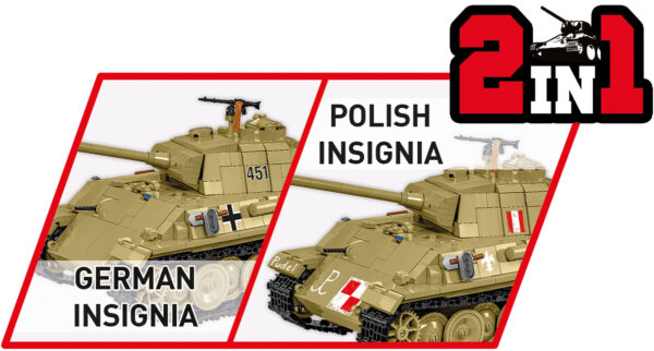 COBI Panzer V Panther Ausf G Pudel (2in1) #2655 - Image 8