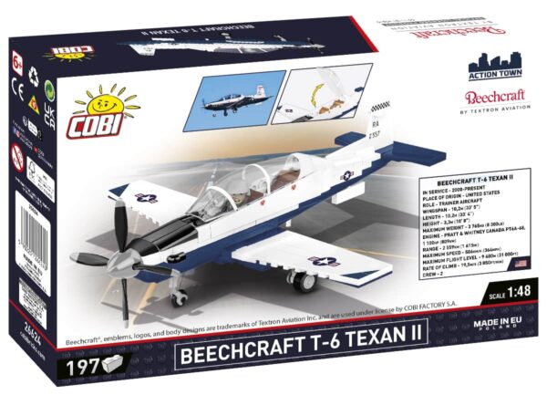 COBI Beechcraft T-6 Texan II USAF Trainer #26624 (Pre-Order) - Image 2