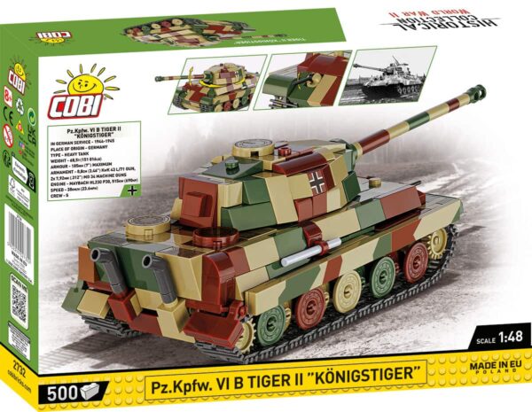 COBI 1:48 VI B Tiger II "Konigstiger" #2732 (Pre-Order) - Image 2