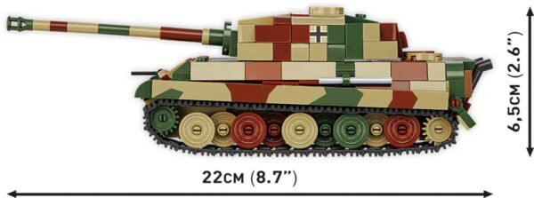 COBI 1:48 VI B Tiger II "Konigstiger" #2732 (Pre-Order) - Image 4