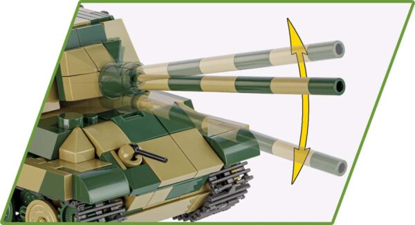 COBI 1:48 Scale PanzerJager Tiger AUSF B "Jagdtiger" #2733 (Pre-Order) - Image 5