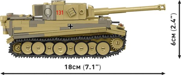 COBI 1:48 Panzer VI Tiger 1 "131" #2734 - Image 3