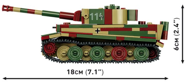 COBI 1:48 VI Tiger AUSF E KFZ 181 2in1 #2735 - Image 5