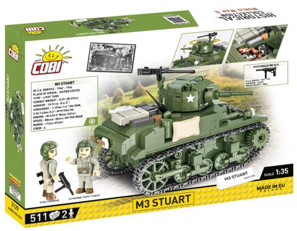 COBI M3 Stuart 2in1 #3129 (coming soon) - Image 2