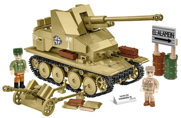 COBI Sd Kfz 139 Marder III PAK 38  #3131 - Image 9