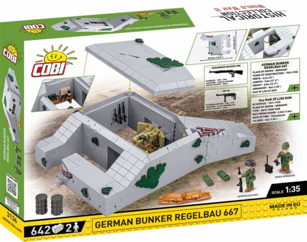 COBI Regelbau 667 German Bunker #3136 (coming soon) - Image 2