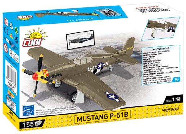 COBI Mustang P-51B #5869 - Image 2