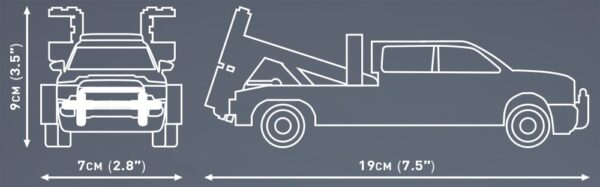 COBI RAM Wrecker Tow Truck #24611 - Image 4
