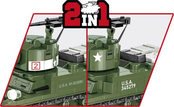 COBI M3 Stuart 2in1 #3129 (coming soon) - Image 9