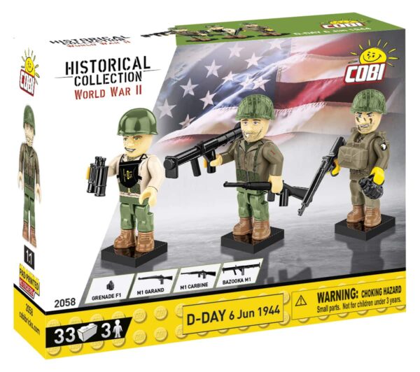 COBI D-Day US Troop Figures #2058