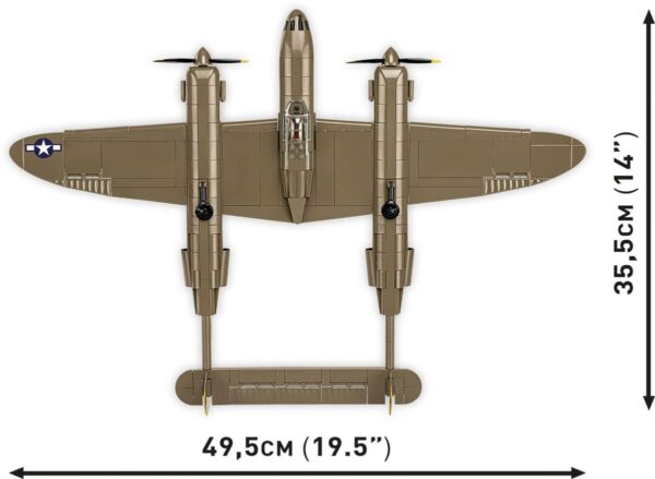 COBI Lockheed P-38 Lightning H #5763 - Image 4