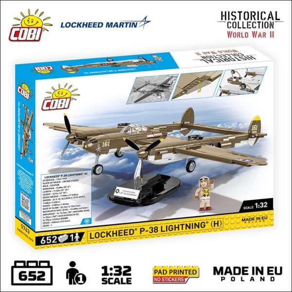 COBI Lockheed P-38 Lightning H #5763 (Coming Soon) - Image 6