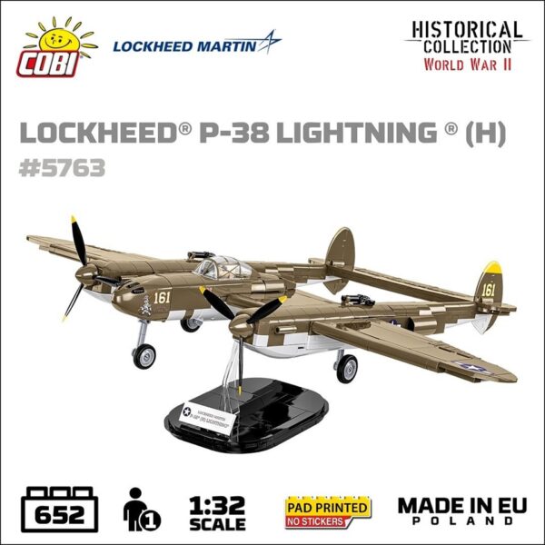 COBI Lockheed P-38 Lightning H #5763 (Coming Soon) - Image 5