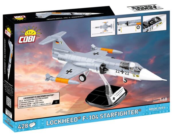 COBI F-104 Starfighter (Luftwaffe) #5907 (Coming Soon) - Image 2