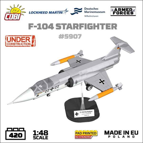 COBI F-104 Starfighter (Luftwaffe) #5907 (Coming Soon)