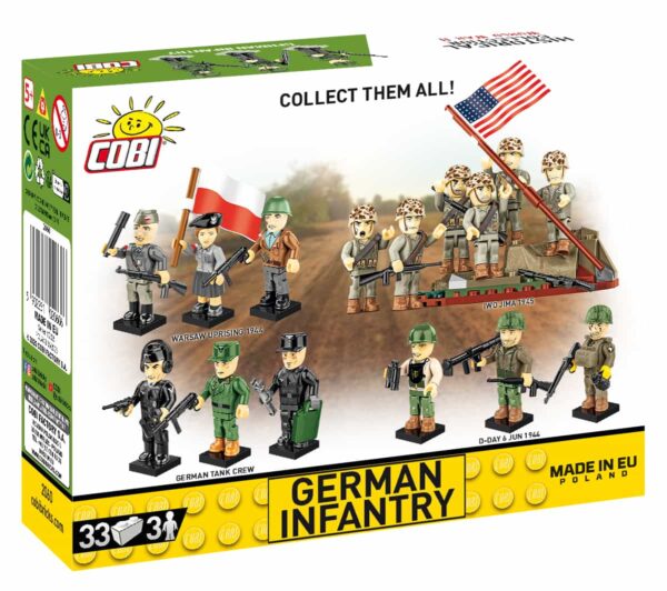 COBI German Infantry Brick Figure set #2060 - Image 2