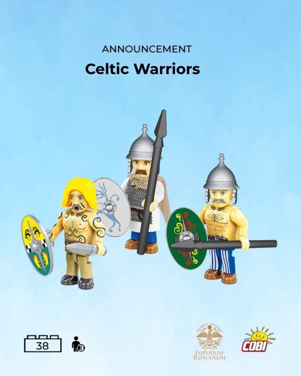 COBI Celtic Warriors Brickfigure Pack #20074 (Coming Soon)