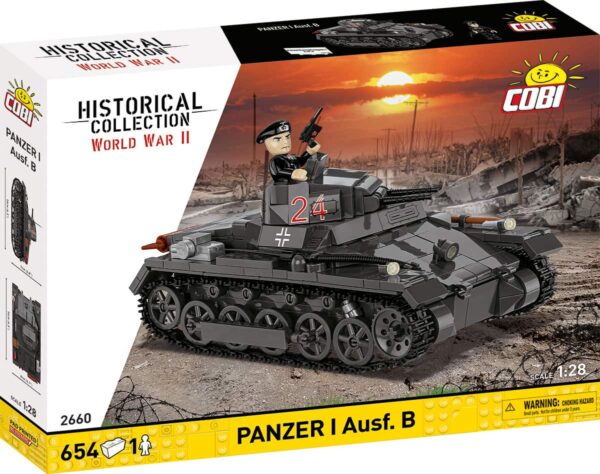 COBI Panzer I Ausf.B German Light Tank Set #2660 (1:28) (Coming Soon)