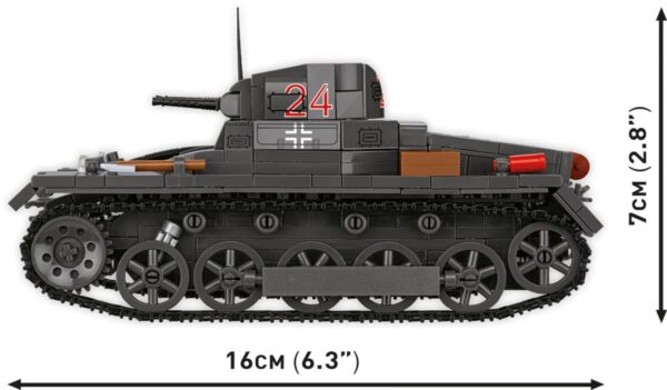 COBI Panzer I Ausf.B German Light Tank Set #2660 (1:28) (Coming Soon) - Image 3