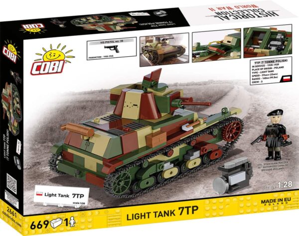 COBI Panzer I Ausf.B #2660 - WW2 German Light Tank Brick Building Set (Coming Soon) - Image 2