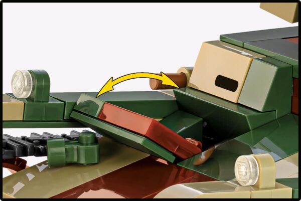 COBI Panzer I Ausf.B #2660 - WW2 German Light Tank Brick Building Set (Coming Soon) - Image 4