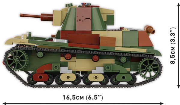 COBI Panzer I Ausf.B #2660 - WW2 German Light Tank Brick Building Set (Coming Soon) - Image 6