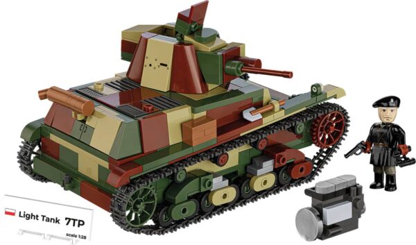 COBI Panzer I Ausf.B #2660 - WW2 German Light Tank Brick Building Set (Coming Soon) - Image 9