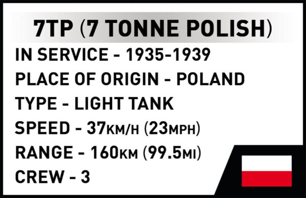 COBI Panzer I Ausf.B #2660 - WW2 German Light Tank Brick Building Set (Coming Soon) - Image 12