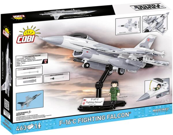COBI F-16C FIGHTING FALCON (Polish) #5910 (Coming Soon) - Image 2