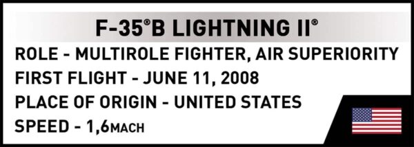COBI F-35B Lightning II Building Block Set #5912 - Image 11