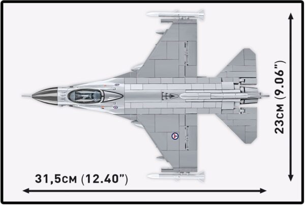 COBI F-16AM Fighting Falcon #5913 (Netherlands) – Brick Model Set (Coming Soon) - Image 3
