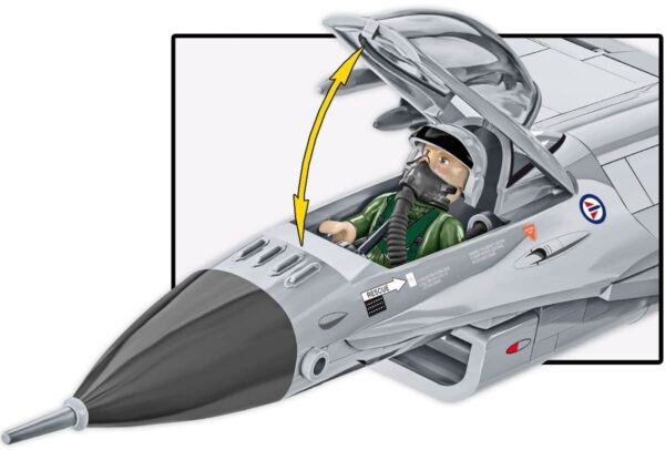 COBI F-16AM Fighting Falcon #5913 (Netherlands) – Brick Model Set (Coming Soon) - Image 5