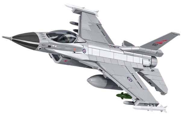 COBI F-16AM Fighting Falcon #5913 (Netherlands) – Brick Model Set (Coming Soon) - Image 9