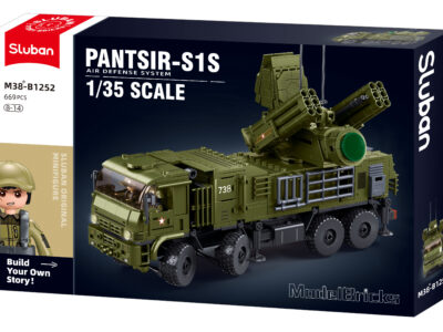 Soviet Pantsir S1S Missile System Building Bricks Set (669 Pieces) | Sluban B1252