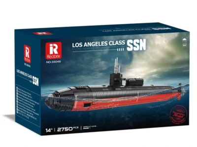 Reobrix Los Angeles-Class Submarine Model (2988 Pcs, 1:125 Scale) – Detailed Attack Sub Replica (B33049)