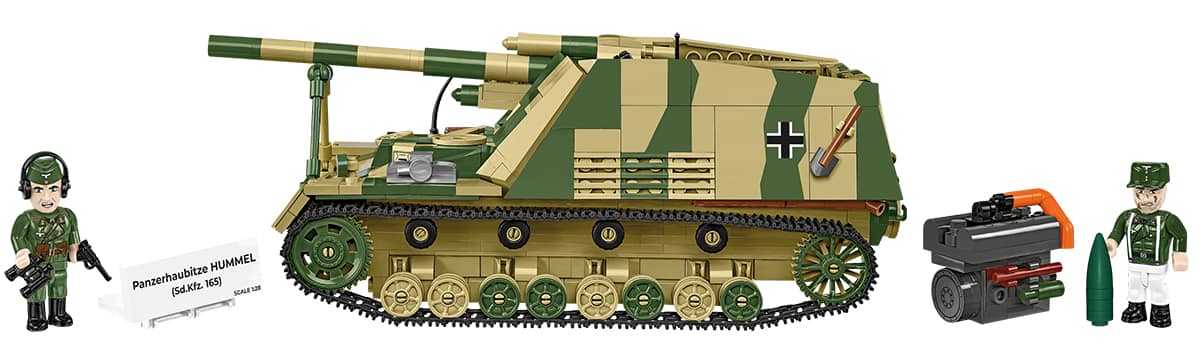 COBI Panzerhaubitze Hummel #2663: WW2 Self-Propelled Artillery Brick Set Kit - Image 10