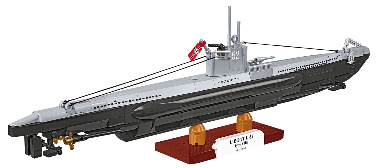 COBI U-52 U-Boat Type VIIB Model #4852 (WW2 Naval Bricks) - Image 6