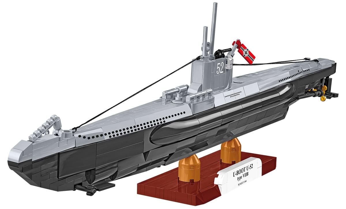 COBI U-52 U-Boat Type VIIB Model #4852 (WW2 Naval Bricks) - Image 7